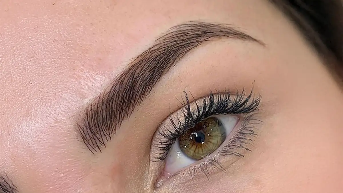 Microblading de cejas después del tratamiento